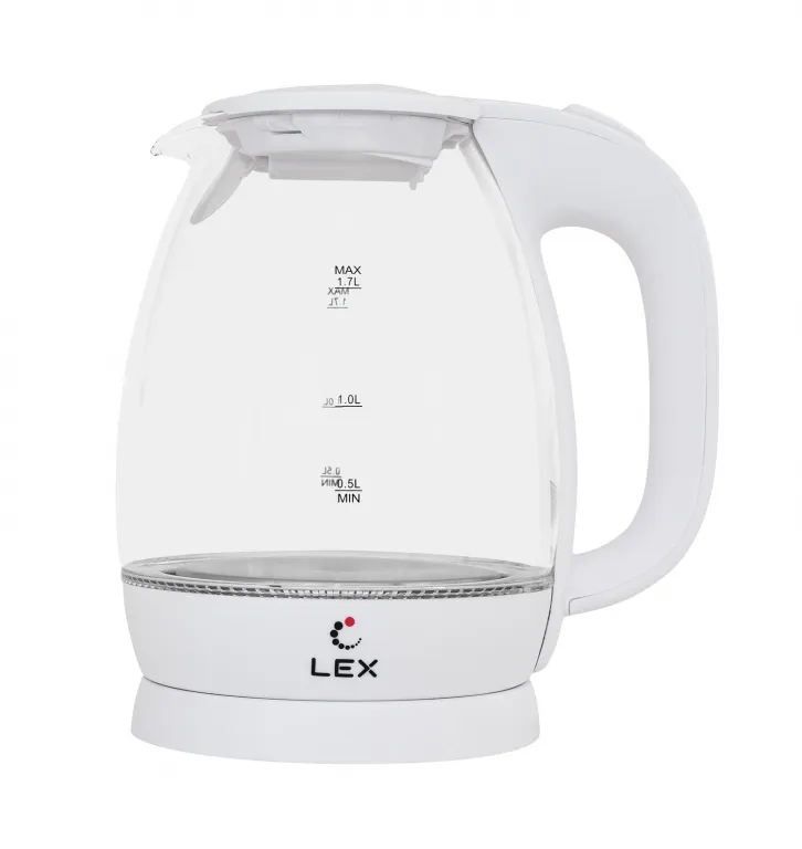Lex LX 3002-3, чайник электрический (белый)