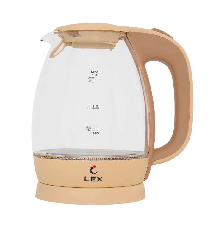 Lex LX 3002-2, чайник электрический (бежевый)