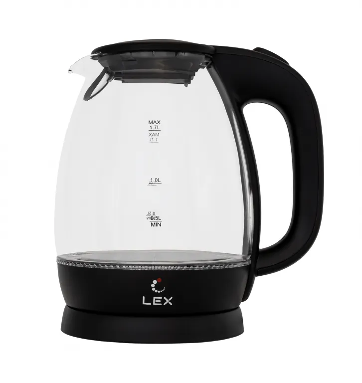 Lex LX 3002-1, чайник электрический (черный)