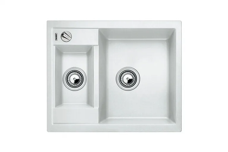 Blanсo METRA 6 SILGRANIT PuraDur белый с клапаном-автоматом