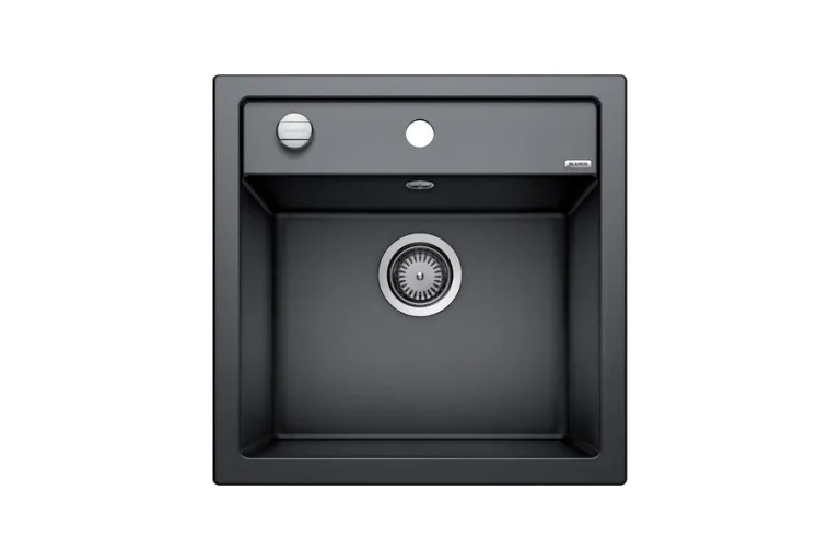 Blanсo DALAGO 5 SILGRANIT PuraDur антрацит с клапаном-автоматом