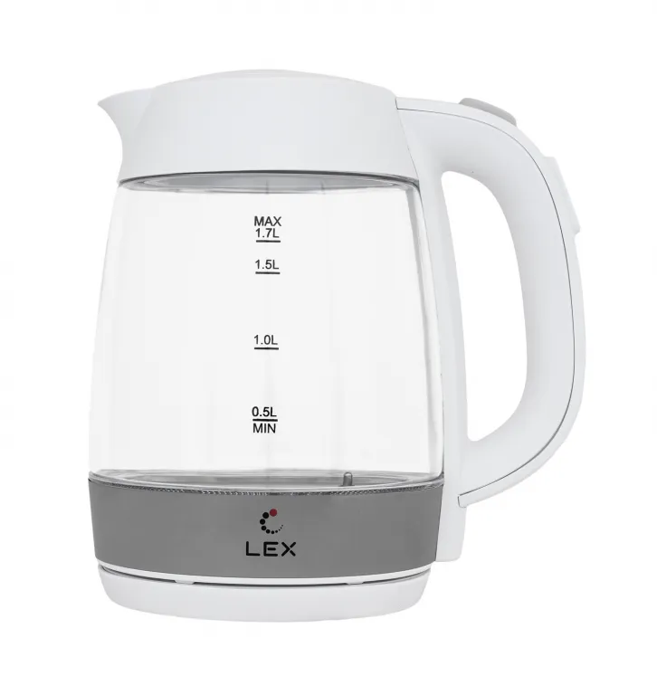 Lex LX 30011-2, чайник электрический (белый)