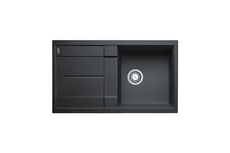 Blanсo METRA 5 S SILGRANIT PuraDur антрацит с клапаном-автоматом