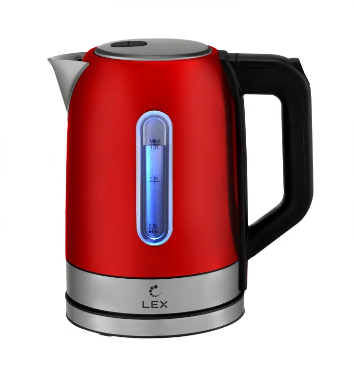 Lex LX 30018-1, чайник электрический (красный)