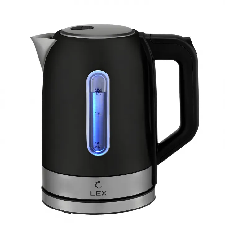 Lex LX 30018-1, чайник электрический (черный)