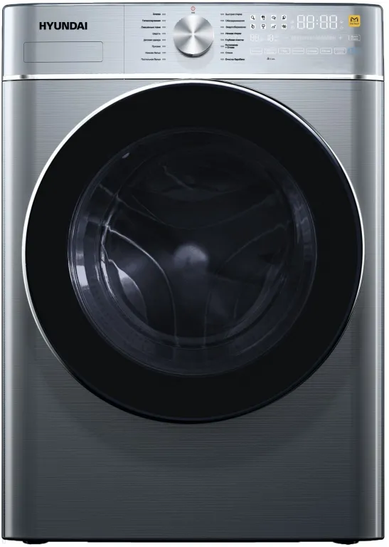 Hyundai WME9413 кл.:A++ фронт. макс.:10кг темно-серебристый