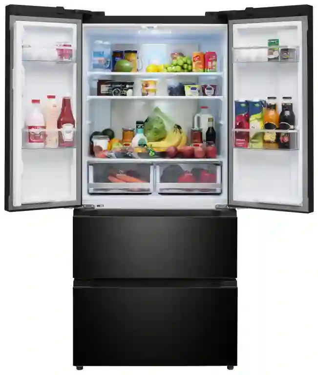 Meferi MFR83BLACK IX TOTAL NO FROST FRENCH DOOR COMFORT