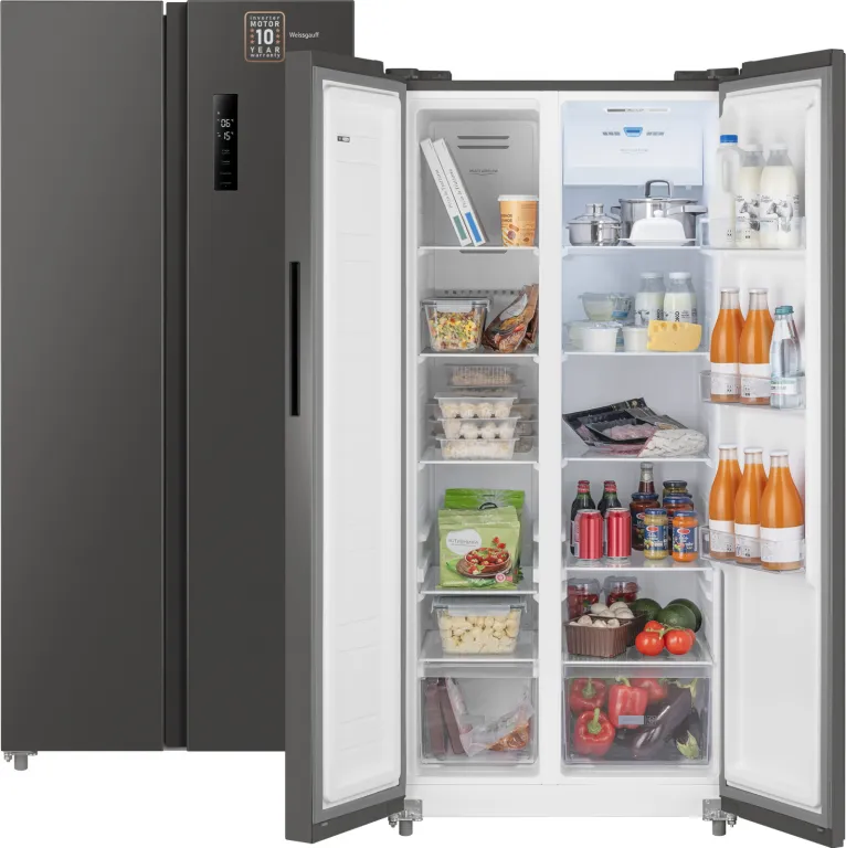 Weissgauff WSBS 500 Inverter NoFrost Dark Grey