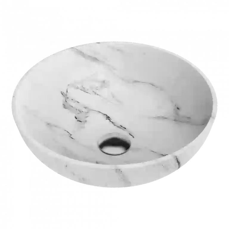 Omoikiri Hitomi-WH Marble Natceramic/WH Marble