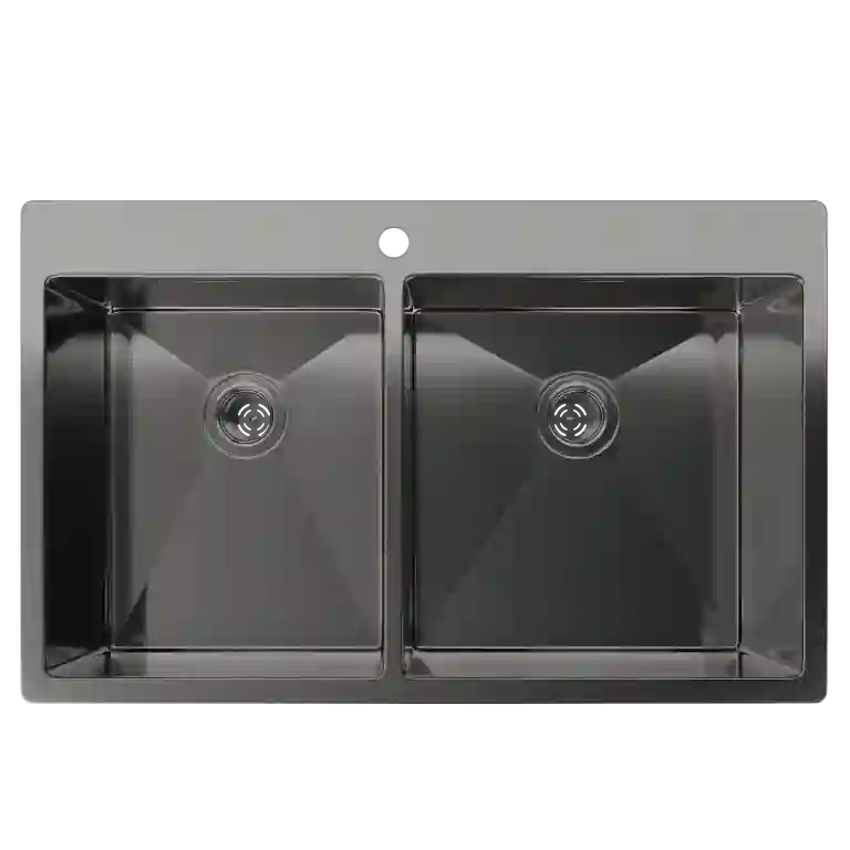 Rivelato Rinox 8050 B2 PVD black нерж.сталь 2 чаши 800*500*200 мм