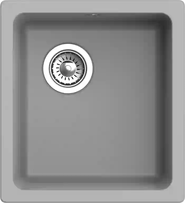 Rivelato BERKANA 35 подст.монтаж 1-чаш 415*455 grigio metallizzato