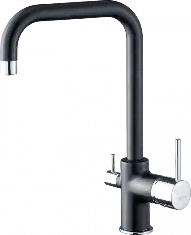 Rivelato Tovel Г-обр. с краном питьевой воды D-35мм antracite/cromo