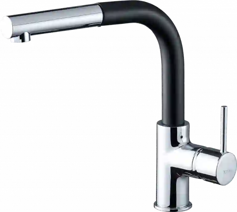 Rivelato  Ledro Г-обр.с выдвижной лейкой D-35мм antracite/cromo