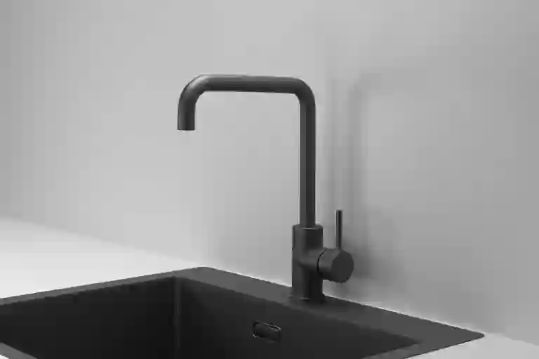 Granula 7110, ЧЕРНЫЙ МАТОВЫЙ, СМЕСИТЕЛЬ КУХОННЫЙ