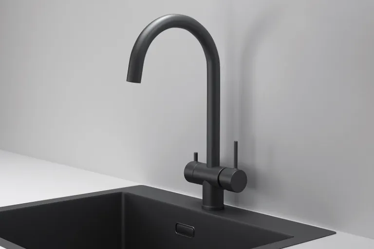 Granula 7104, ЧЕРНЫЙ МАТОВЫЙ, СМЕСИТЕЛЬ КУХОННЫЙ