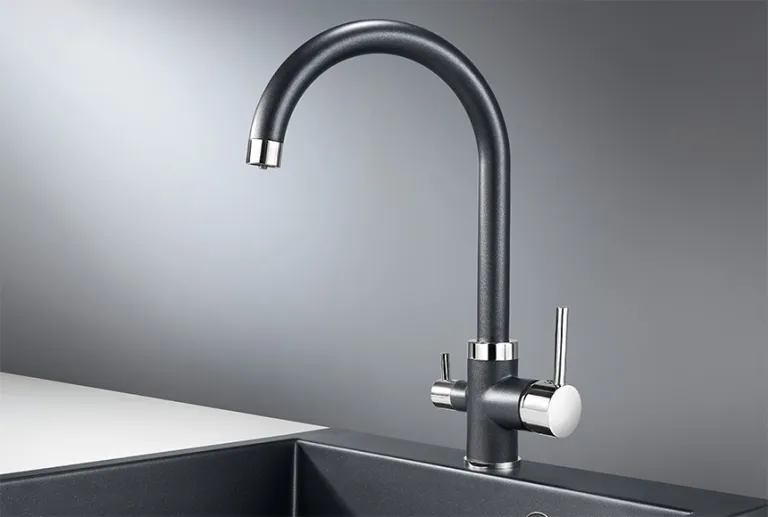 Granula 2168, ШВАРЦ (чёрный металлик), СМЕСИТЕЛЬ КУХОННЫЙ