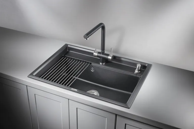 Granula KS-7301, ЧЁРНЫЙ  кухонная мойка, кварц