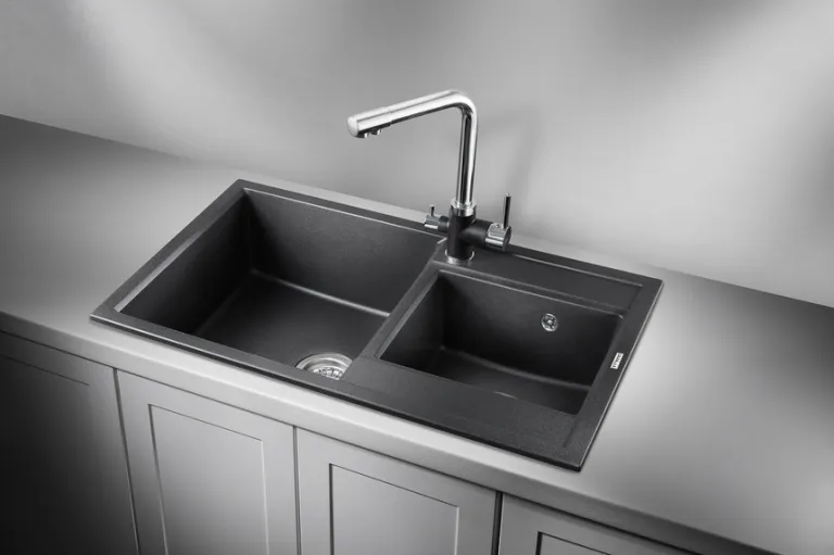 Granula 8201, ЧЁРНЫЙ, кухонная мойка, кварц
