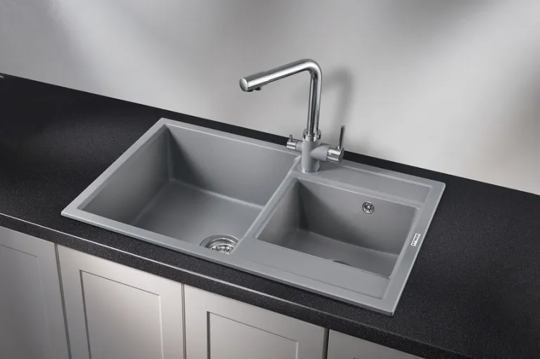 Granula 8201, АЛЮМИНИУМ, кухонная мойка, кварц