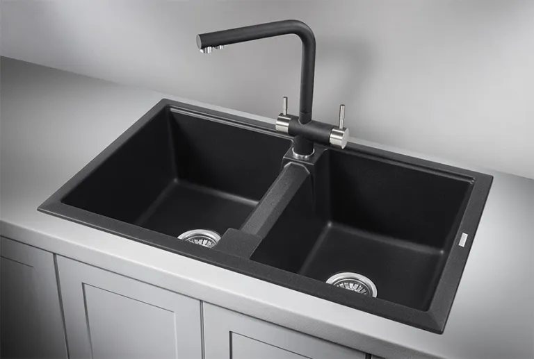 Granula 8101, ЧЁРНЫЙ, кухонная мойка, кварц