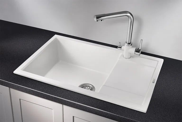 Granula 7805, АРКТИК (БЕЛЫЙ), кухонная мойка, кварц