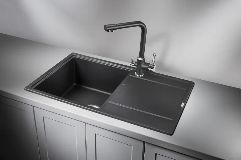 Granula 7804, ТУРМАЛИН, кухонная мойка, кварц