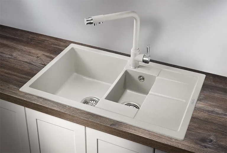 Granula 7802, БАЗАЛЬТ, кухонная мойка, кварц