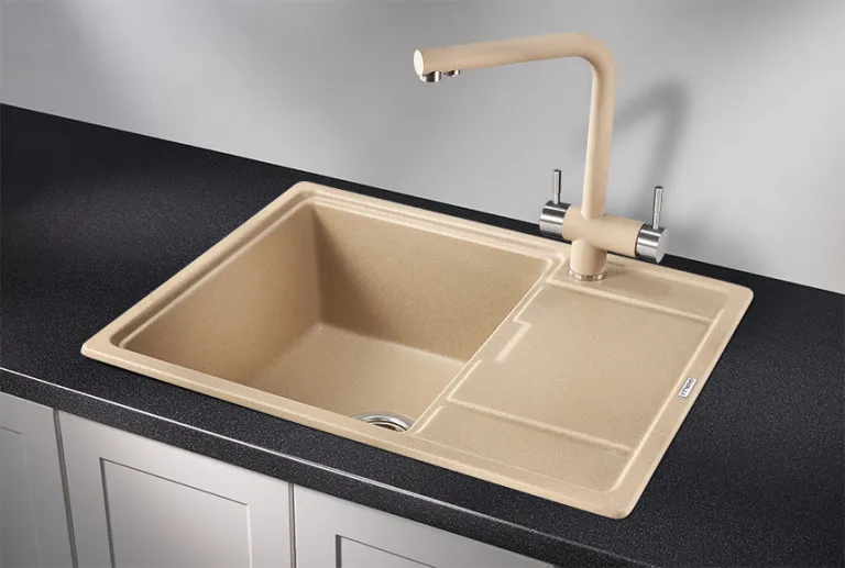 Granula 6503, ПЕСОК, кухонная мойка, кварц
