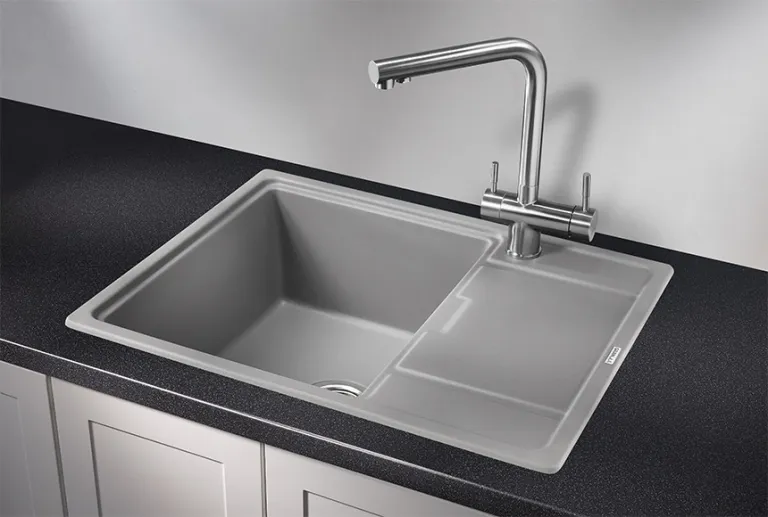 Granula 6503, АЛЮМИНИУМ, кухонная мойка, кварц