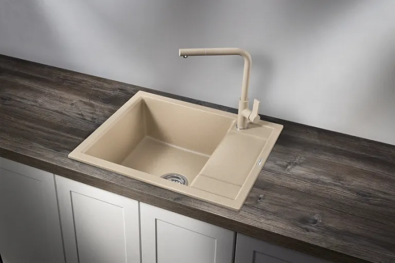 Granula 6002, ПЕСОК, кухонная мойка, кварц