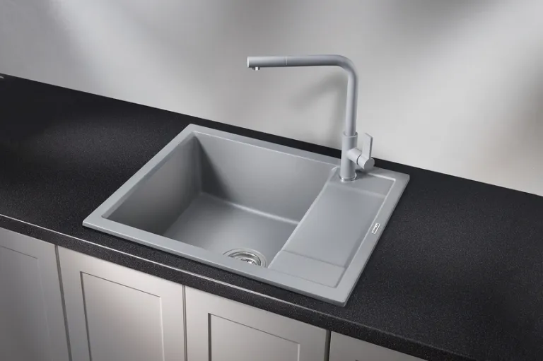 Granula 6002, АЛЮМИНИУМ, кухонная мойка, кварц