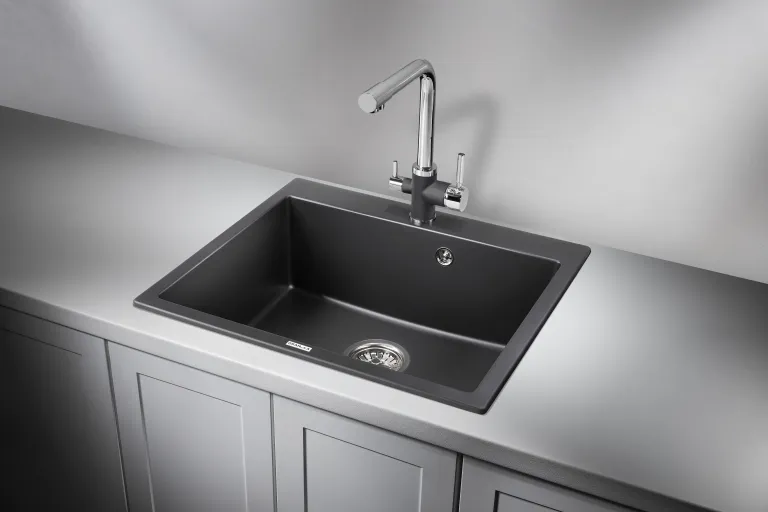 Granula 6001, ТУРМАЛИН, кухонная мойка, кварц