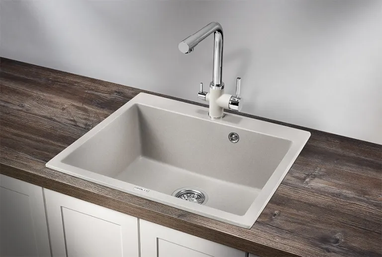 Granula 6001, БАЗАЛЬТ, кухонная мойка, кварц