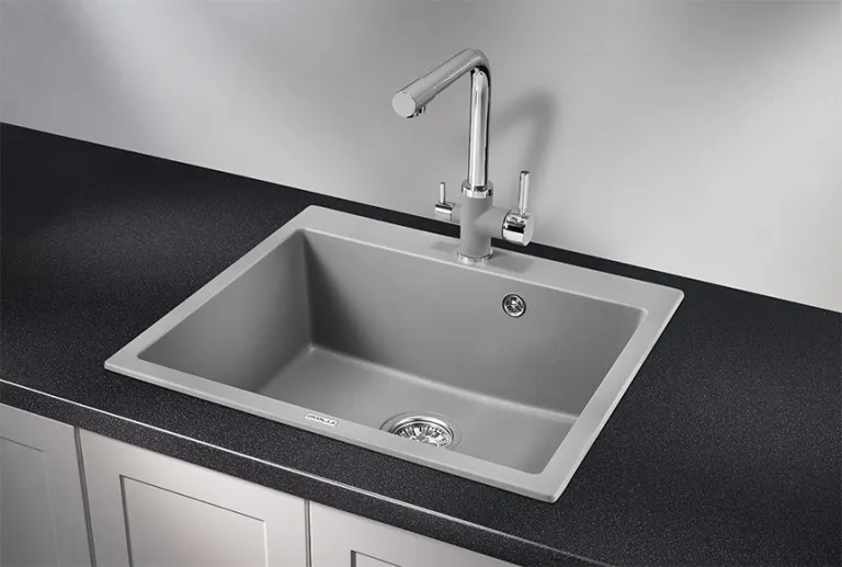 Granula 6001, АЛЮМИНИУМ, кухонная мойка, кварц