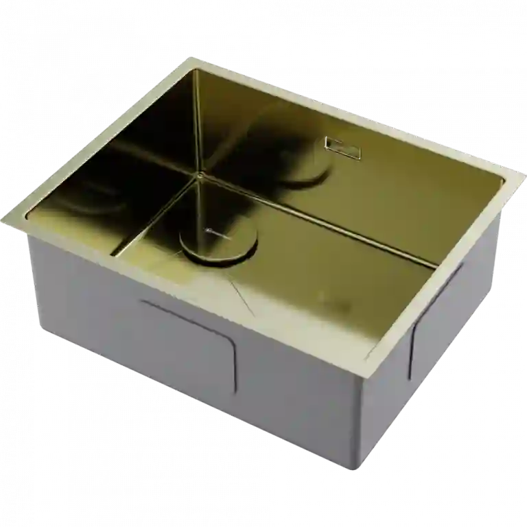 Omoikiri Taki 54-U/IF-L Side SF-LG нерж. сталь/светлое золото