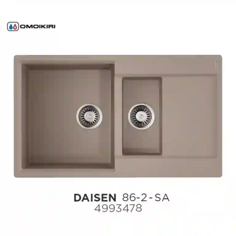 Omoikiri Daisen 86-2-SA Artgranit/бежевый